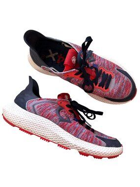 G/Fore Men's Sz 11 Knit Golf Sneakers Red & White Lightweight Athletic Shoes